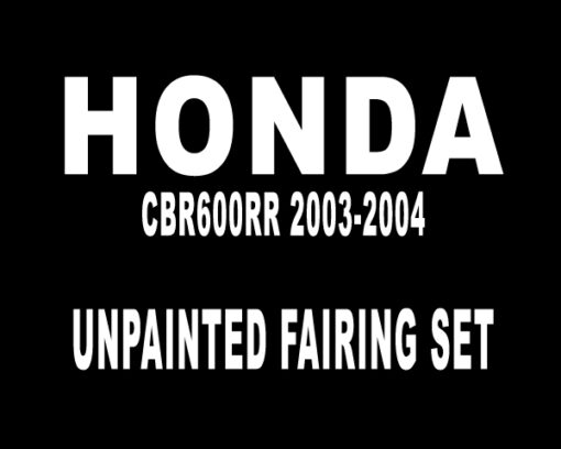 Honda CBR600RR Unpainted Fairing Set MFC367