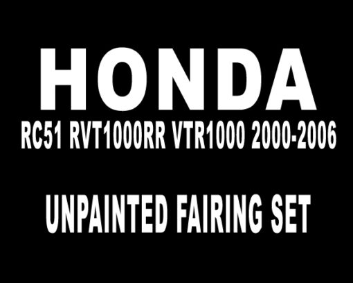 Honda RC51 RVT1000RR VTR1000 Fairing Set MFC1444